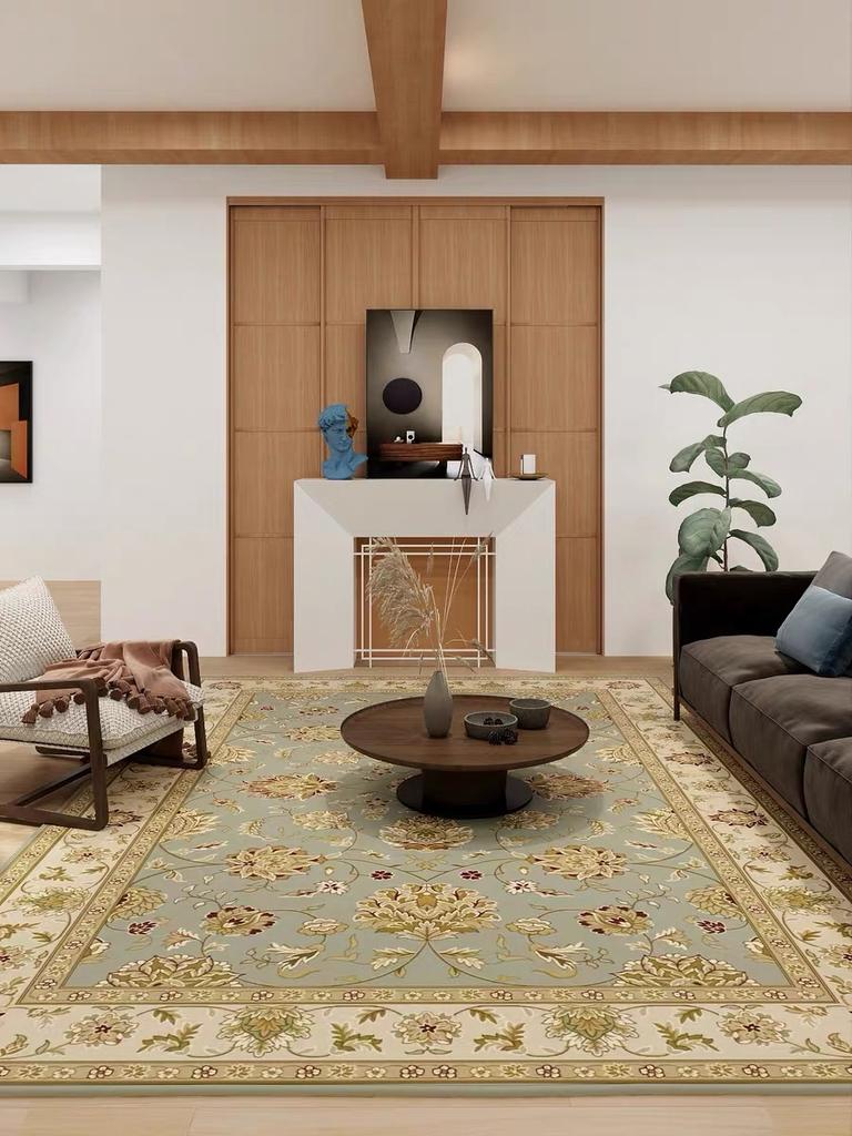 Retro Style Imitation Cashmere Washed Back Carpet American Living Room Sofa Table Cushion Bedroom Decorative Carpet