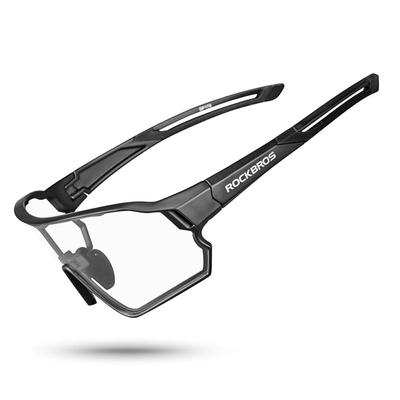 Rockbros Photochromic Sunglasses for Cycling, Road Bikes, and More. Lightweight, UV Protection, Windproof, and Perfect for Hiking, Running, and