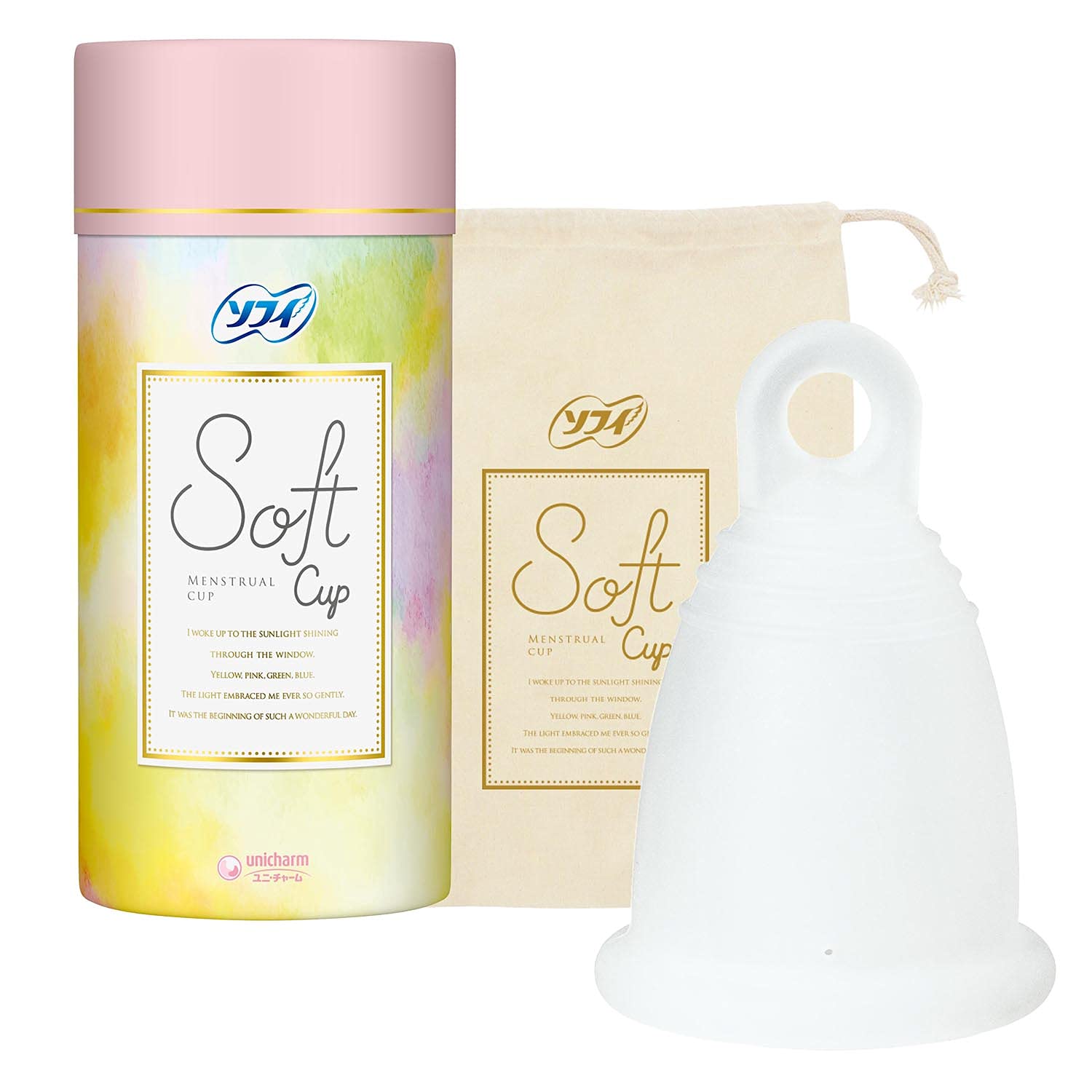 

Sophy Soft Cup Мягкий материал, который прост в использовании даже для новичков Мешочек для менструальных средств Менструальная чаша для крови [Менструальная чаша] (1 шт., включено) чистый