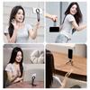 Foldable Ring Carabiner-Mounted Phone Tripod Lightweight Magnetic Phone Tripod  for Home