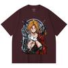 230 Gsm 100% Cotton Fullmetal Alchemist V6 Edward Print Unisex Heavy Cotton T Shirt