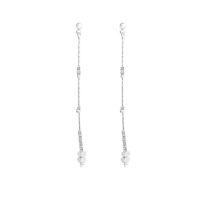 Elegant Silver Needle Butterfly Tassel Earrings: Unique High-End Fairy Design for a Cool, Feminine Touch