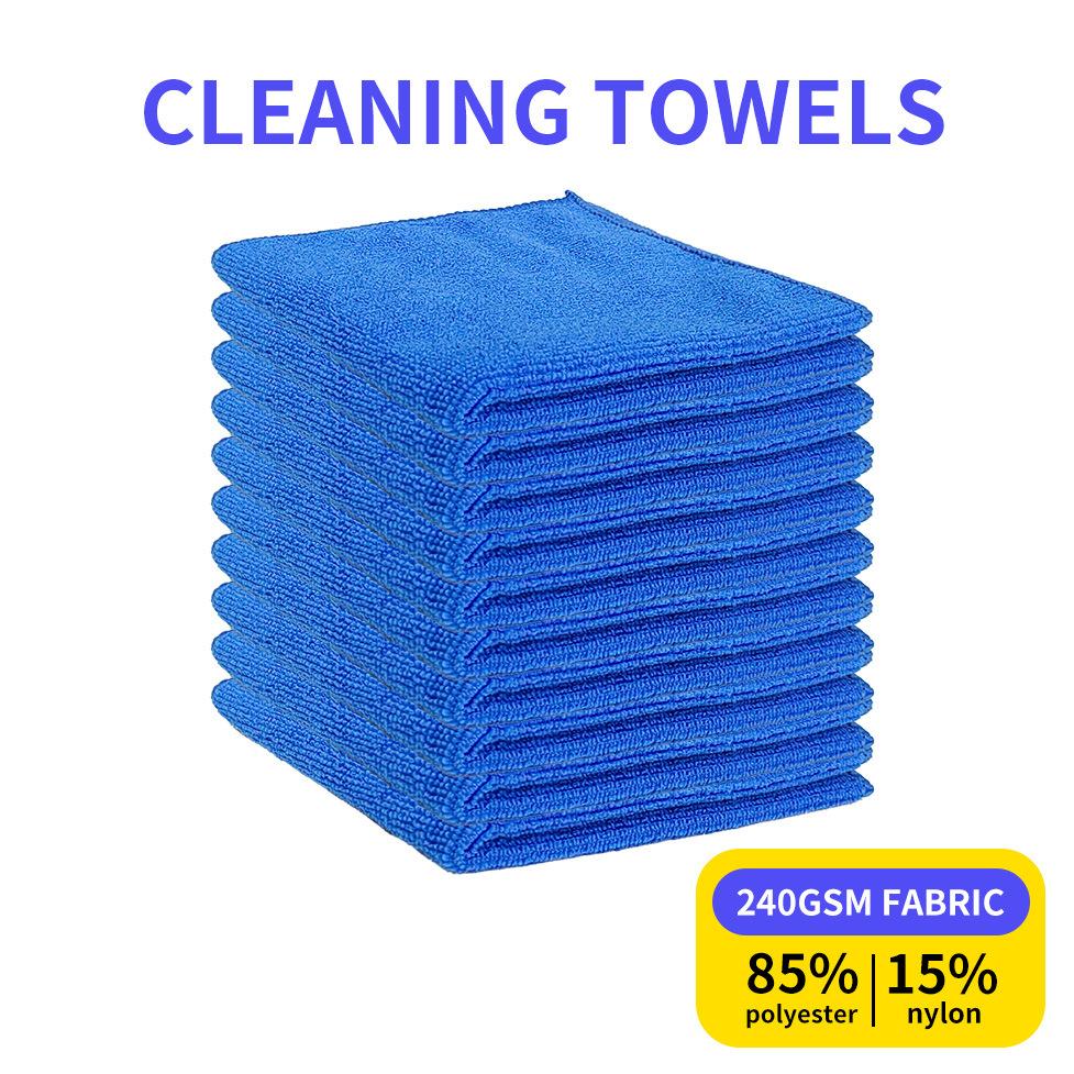 Dishwashing Cloth Kitchen Rag Custom Scouring Pad Household Products Multifunctional Cleaning Towel 30*30CM 10 Piece Microfiber
