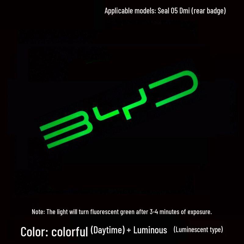 BYD Seal EV Car Logo Sticker for Color Change & Decoration (EVDMI 05, DMI 07, DMI 06, GT 06)