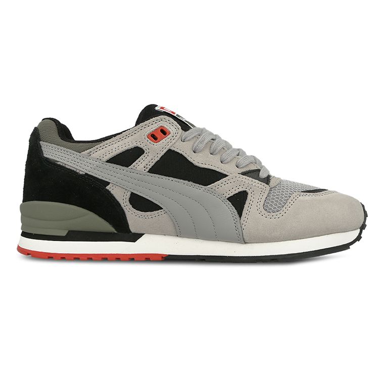 Puma Duplex Streetblock Shock Absorbing Non-Slip Wear-Resistant Low-Top Running Shoes Unisex Sneaker Gray Black Green 363137-02