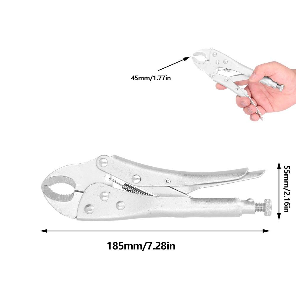 Curved Jaw Curved Jaw Locking Pliers Wire Cutter Multi Functional Pliers Clamping