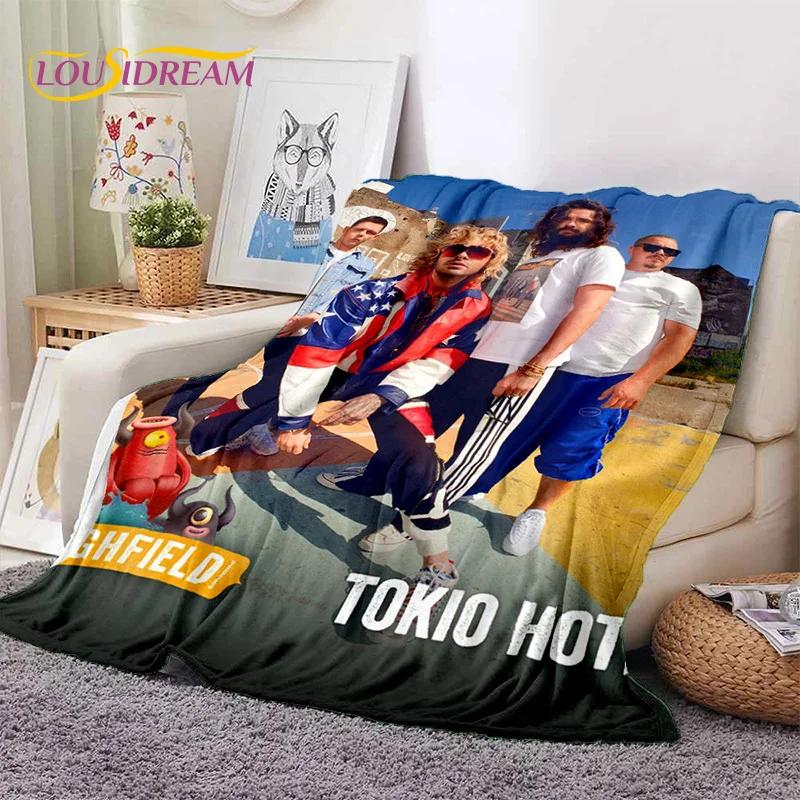 Rock Band Tokio Hotel Bill Kaulitz Soft Flannel Blanket for Bed Bedroom Sofa Picnic,Throw Blanket for Cover Outdoor Leisure Gift