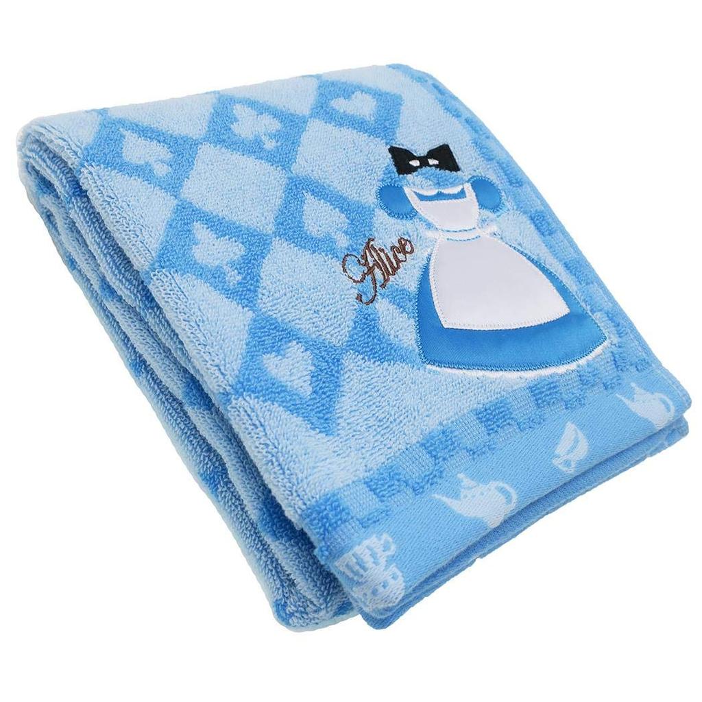 Marushin Disney Alice In Wonderland Face 34 X Alice 2005088000 Towel, 80cm, Dress, 100% Cotton,