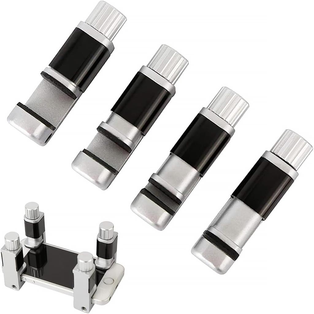 4pcs/1pc Phone Repair Clamps,Adjustable CellPhone Screen Refurbish Tools,Screen Fastening Clamps Securing Clip Fixture Tools