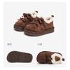 Girls' snow boots, children's cotton shoes, fleece-lined and thickened2026New Winter Snow Cotton Baby Girl Furry Shoes Winter Shoes