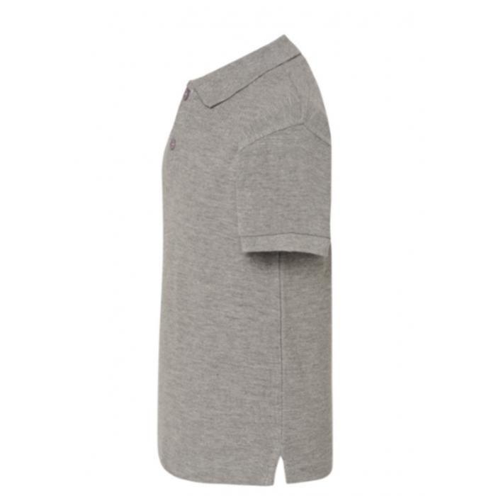 Grey Short-sleeved Children's Polo Shirt ( Lot 3 ) - - Grey