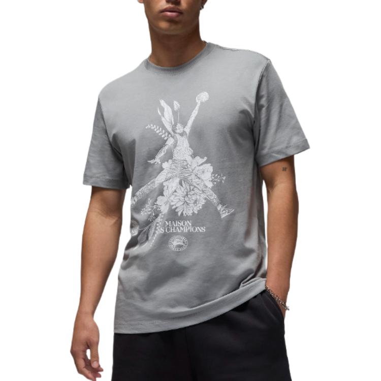 Jordan Sprots T Shirt Men s Grain Gray FZ1928-073 S