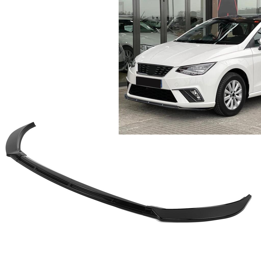 Front Bumper Lip Spoiler 3 Section Aerodynamics Bumper Lip Chin Diffuser Guard Replacement For Seat   MK5 Standard FR