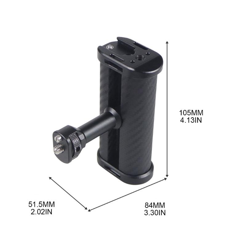 Uniwersalny Uchwyt Boczny Aluminiowy Regulowany Rękojeść Śruba 1/4" Mocowanie Zimnej Stopki Rękojeść Regulowane Mocowanie Góra-Dół