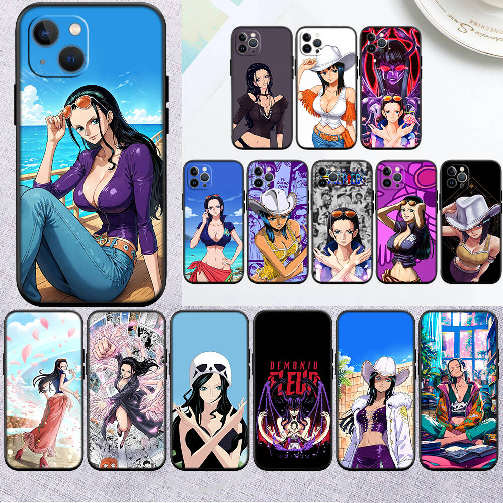 MH121 One Piece Nico Robin Phone Shell Case for Redmi Note 12 12S 12C 13 13C 13R 14 14S 14R 14C Pro Max Plus A3 A3X A4 A5 11A 13X