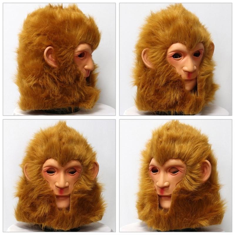 Affenmaske Halloween-Maske Gaming-Maske 3D WuKong Maske Party-Maske WuKong Cosplay-Maske Schwarze Mythos Gokus Maske