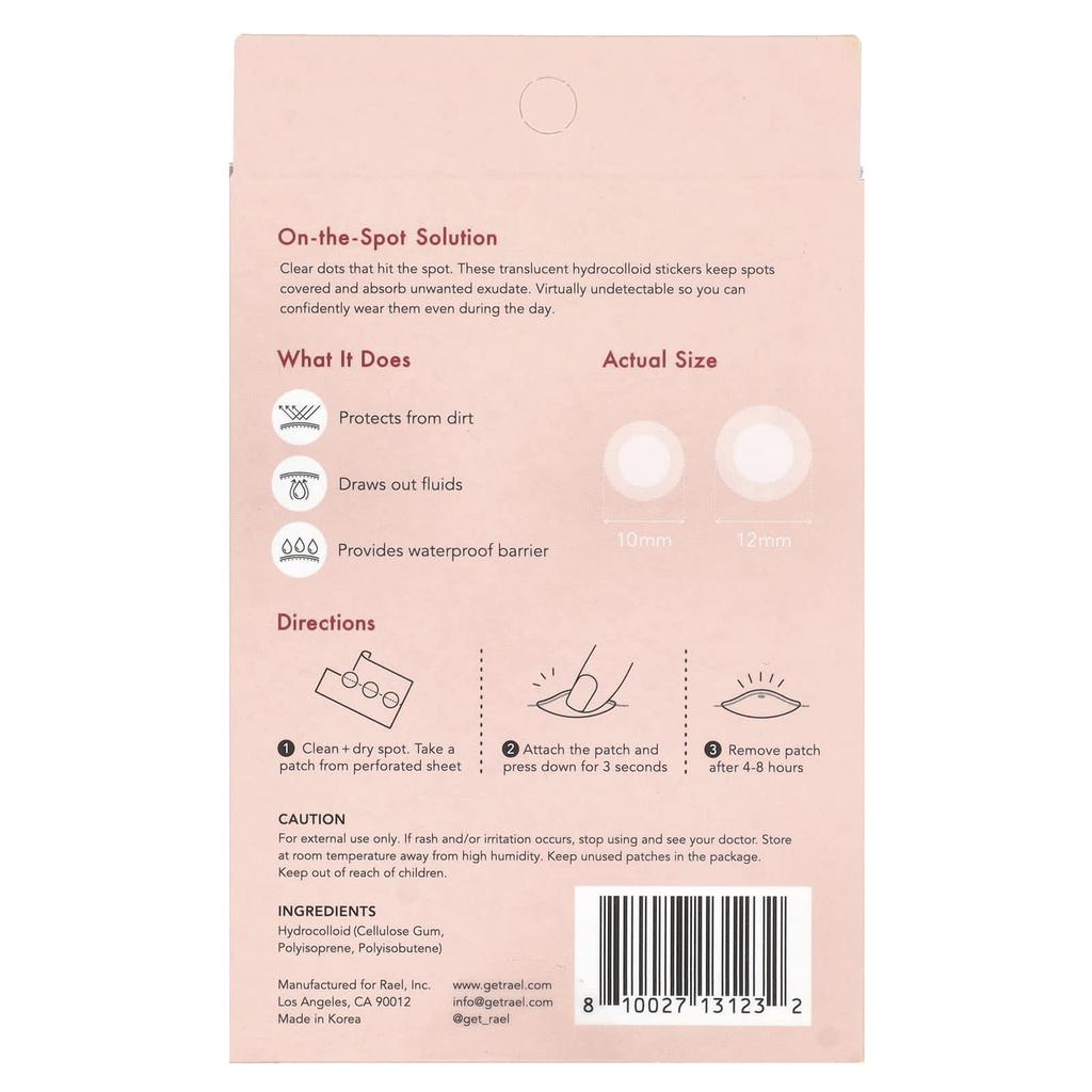 Miracle Patch, Invisible Spot Cover, 48 Patches