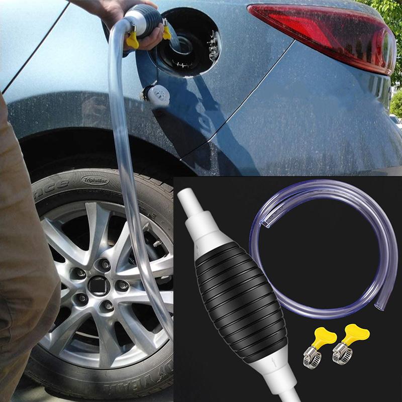 Universal Hand Gas Oil Pump Car Fuel Pump Suction Pipe Gasoline Syphon Pump Auto Engines Fuel Supply System Accessories Fuel System 2