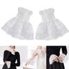 French Lace Arm Sleeves Wrist Cuffs Arm Covers Decorative Sleeves For Office Women Daily and Party Clothing Enhancer