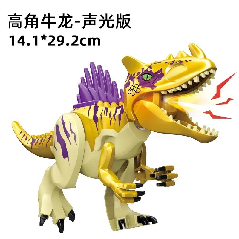 2025 Jurassic Dinosaurs World Park Spinosaurus Baryonyx Therizinosaurus Indominus Rex Building Blocks Bricks Kids Xmas Toys