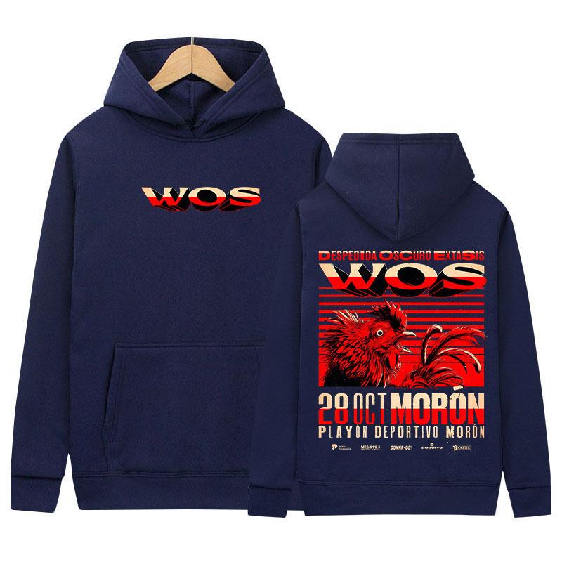 Rapper Wos Ds3 Tour Album 2025 Merch Hoody Mens Hip Hop Pop Music Long Sleeve Sweatshirt Y2K Fashion High Quality Fleece Hoodies