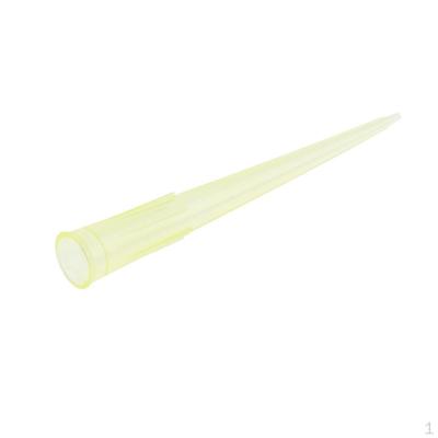 1000 PCS Clear Yellow Pipette Tips Lab Liquid Tip Transfer Pipet - 200ul Disposable