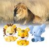 Lion Tiger Elephant Pvc Toy Doll Birthday Cake Decoration Moldel Children Gift