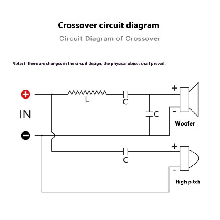 Easy Installation Speaker Frequency Divider With Heat Resistant Magnetic Inductors Low Impedance Capacitors Terminals