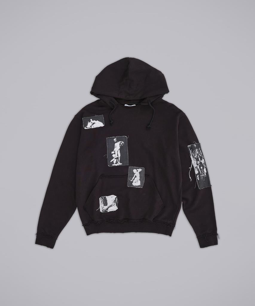 (U) Black Devoted Patch Hoodie