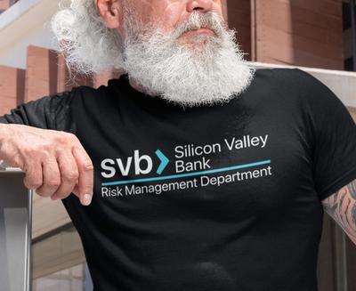 Silicon Valley Bank Risikomanagementabteilung T-Shirt SVB Lustiges Sarkasmus T-Shirt
