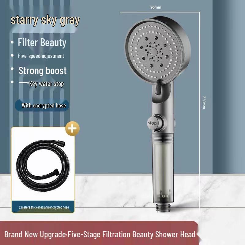 Black Friday Multi-Function Black Shower Set - High-Pressure and Large Water Flow