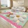 S_sugarbunnies Anime Kawaii Bathroom Mat Retro Multiple Choice Living Room Kitchen Rug Non-Slip Bedside Mats