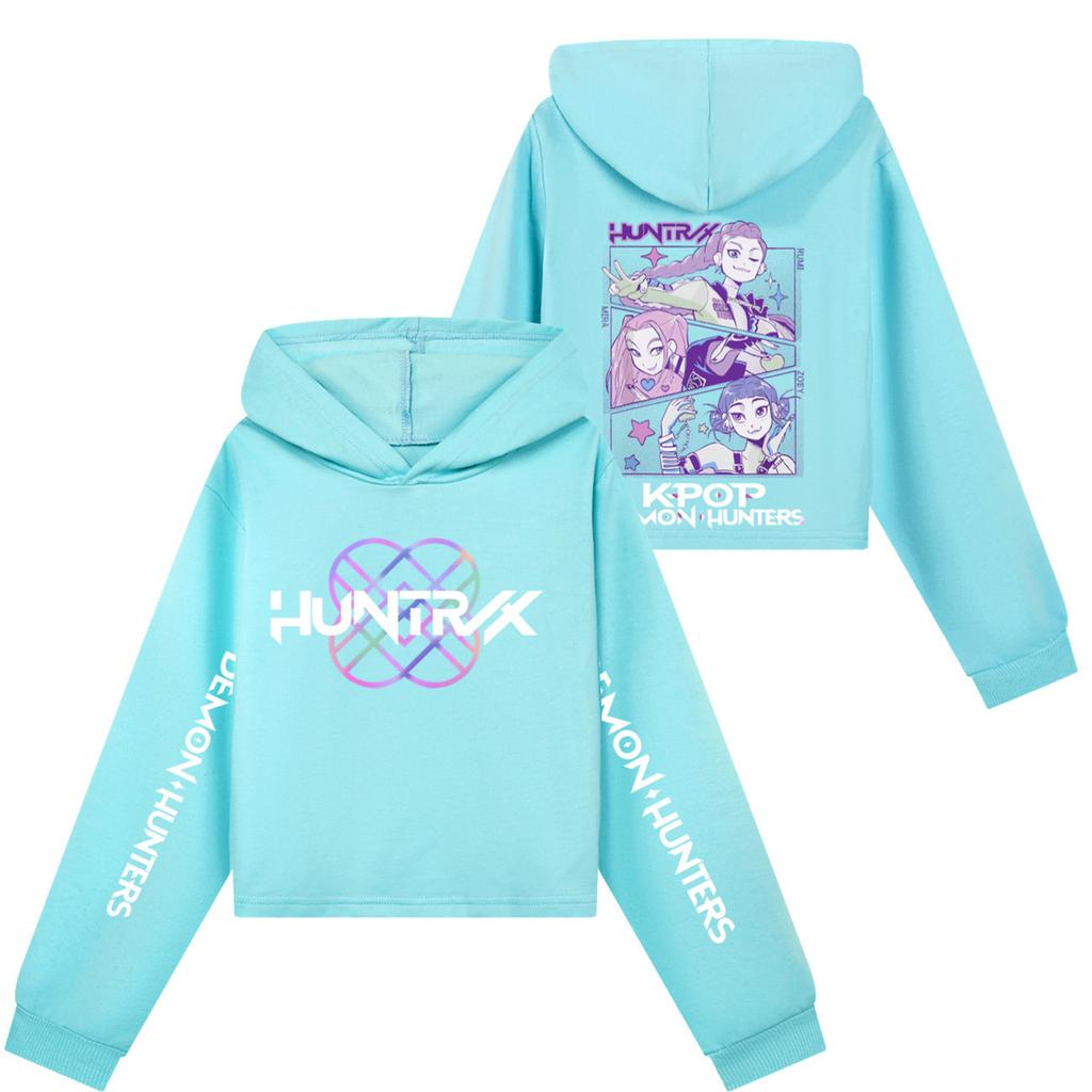 Kids' Long Sleeve Loose Pullover Letter Print Drawstring Hooded Sweatshirt