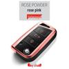 Volkswagen Key Cover for Tiguan L, Teramont, Golf 7, Sportsvan, Lamando - TPU Electroplated Case with Buckle.