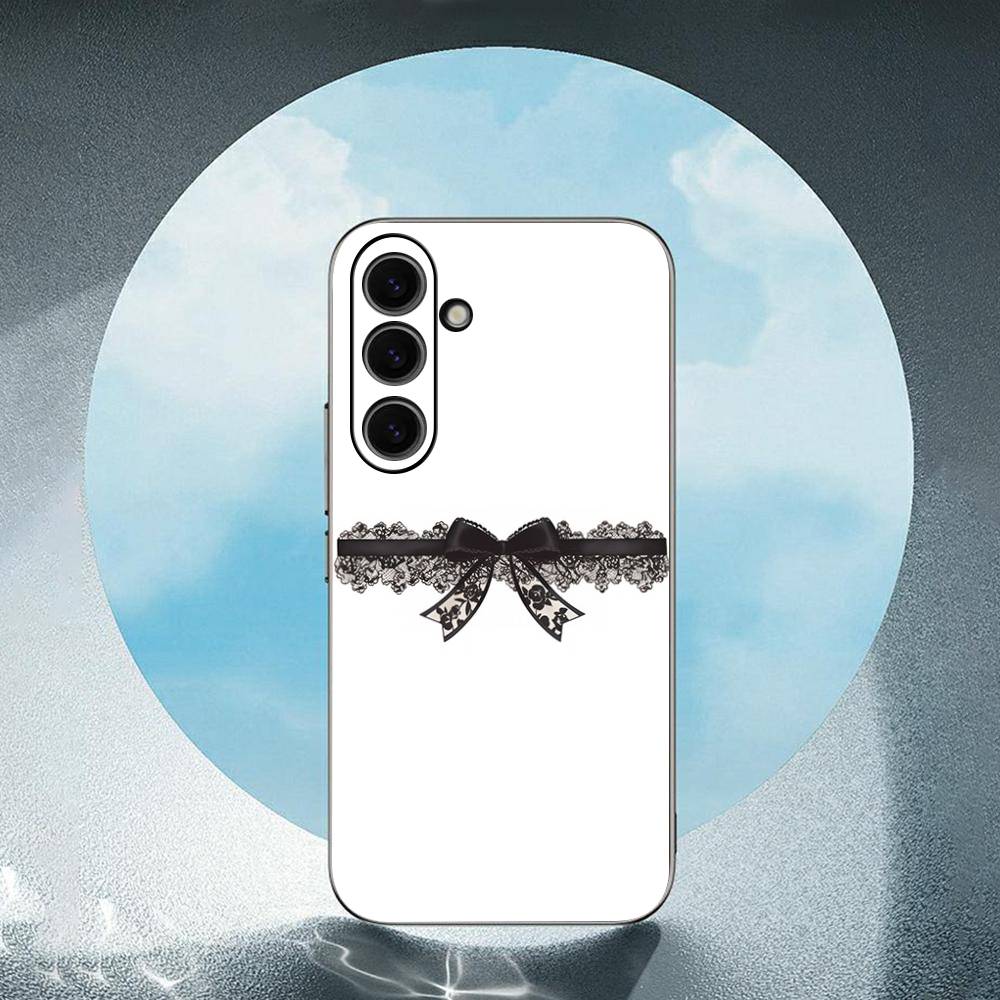 

Black Lace Print New Hot For Samsung Galaxy S23 S24 S25 Ultra S22 Plus S21 Black Soft Case Waterproof Soft Case SamsungS20 ULTRA 5G