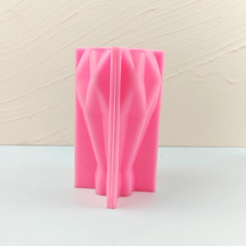 Geometric Rhombus Home Vase Silicone Molds Storage Box Mold for Making Succulent Plant Pot Flower Pot Plant Holder