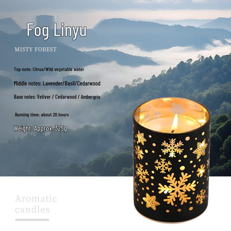 LED Aromatherapy Candle Night Light: Christmas Atmosphere Fragrance Ornaments