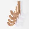 1/4pcs Wood J-shaped Hook Keys Clothes Bag Hanger Hook Wall Robe Coat Towel Storage Hook Kitchen Bathroom Organizer Accessories