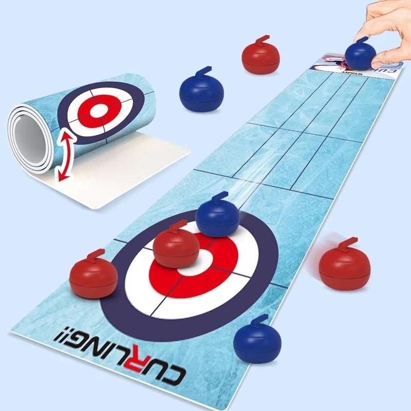 Portable Board Game Football Toy Mat Set Indoor Outdoor Travel Match Multiplayer Interactive Party Table Ball Game Toys for Kids