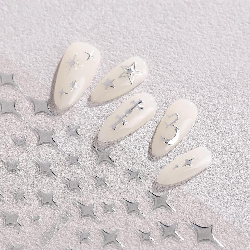 New Fashionable Nail Stickers: European & American Style, Hot Stamping Adhesive, Trendy & Small Design