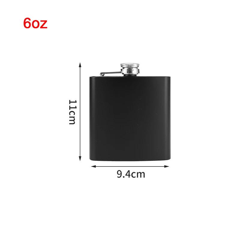 1-18Oz Stainless Steel Hip Flask Liquor Alcohol Whiskey Flask Cap Bottle Travel Liquid Container Accessory Portable Hip Flask