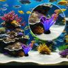 10 Stück Aquarium-Zubehör, Kunststoff, Hydrokulturgras, simulierte Pflanzen, Aquarium-Dekoration, Reptilien-Terrarium, künstliche Algen für Haushalt und Büro