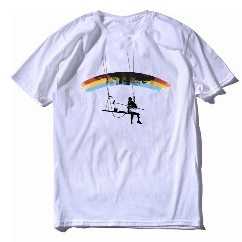 COOLMIND 100% Cotton Short Sleeve Creative Men T Shirt Casual Summer Loose Men Tshirt Tee Shirts Mens o-neck Male t-shirt