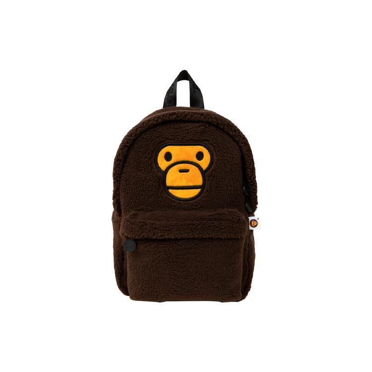 A BATHING APE Polyester Backpack Regular Unisex Brown One Size коричневый