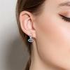 S9 Sterling Silver Blue Travel Magic Eye Earrings Earrings European Premium Beauty