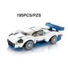 Speed City Racing Car Sports Model Building Blocks Bricks Classic Rally Sports Super Racers Great Vehicles Christmas gift Toys