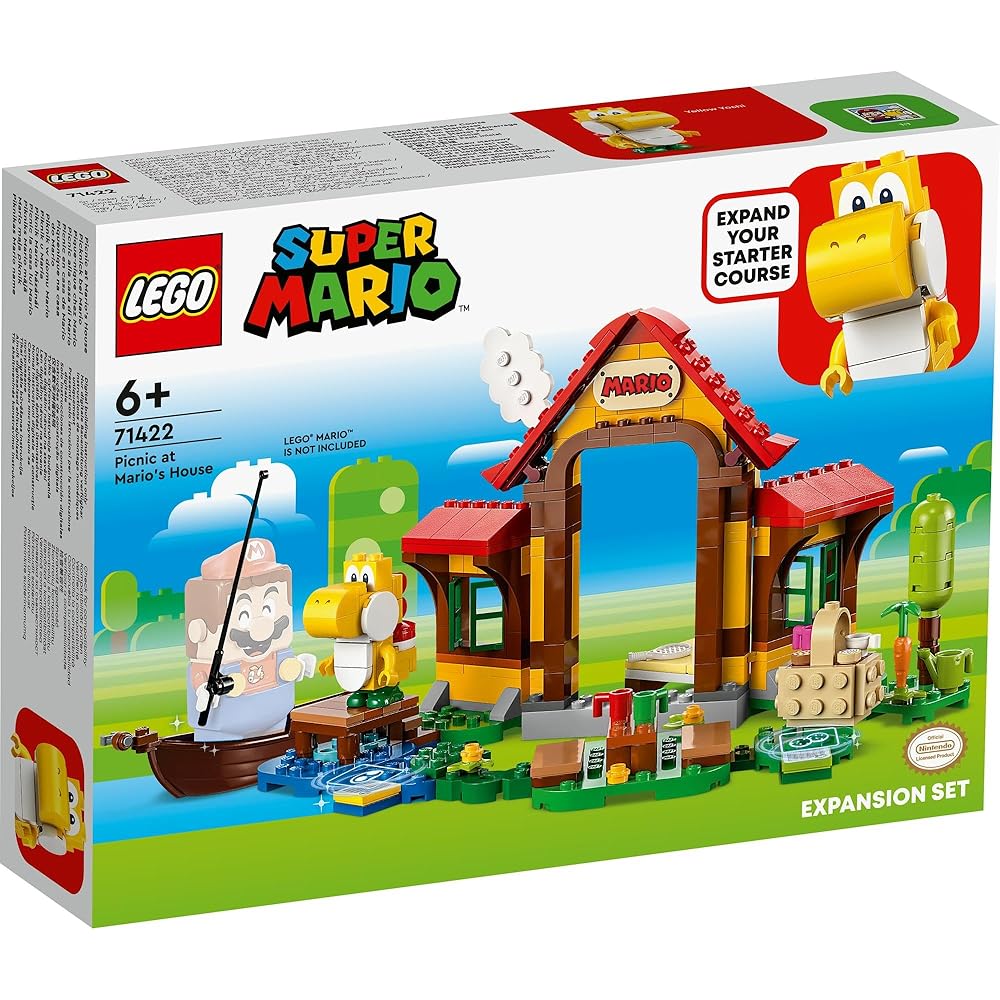 LEGO Super Mario Mario House Picnic Set 71422 Building Blocks Toy for Boys and Girls Ages 6 and Up