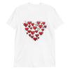 Love Radiates: Sketched Hearts T-Shirt