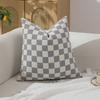 New Checkerboard Grid Single-sided Pillow Cushion Cover Geometric Simple Pillow Cover