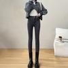 High-waisted Slim-fitting Pants for Women's Autumn and Winter New Versatile Tight and Thin Pencil Jeans Ins Tide